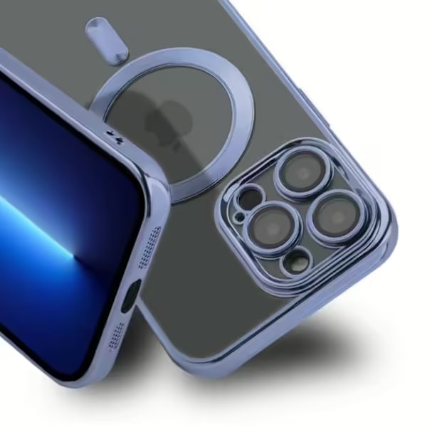 Luxury Mobilskal med Magsafe iPhone 13 Pro Max - Silver
