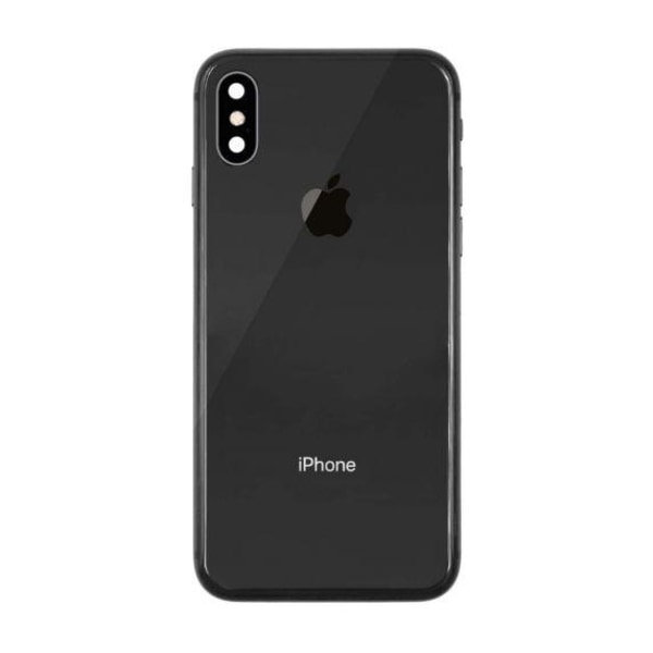 iPhone XS Max Baksida Komplett Ram - Svart