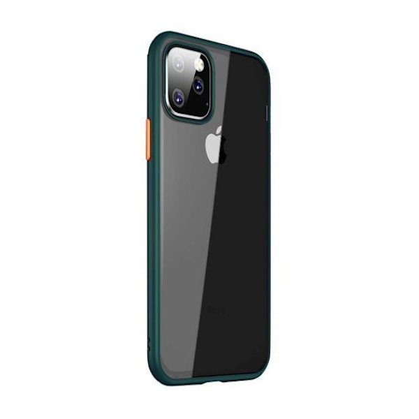 TPU Edge Transparent Shockproof Case For iPhone 11 Pro Green
