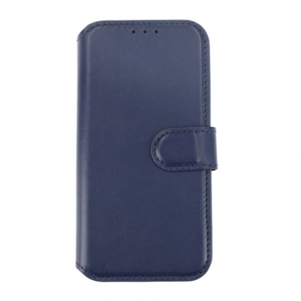 iPhone 15 Pro Plånboksfodral Läder Rvelon - Blå