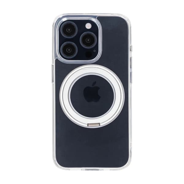 iPhone 15 Pro Mobilskal med Magsafe Stativ - Transparent