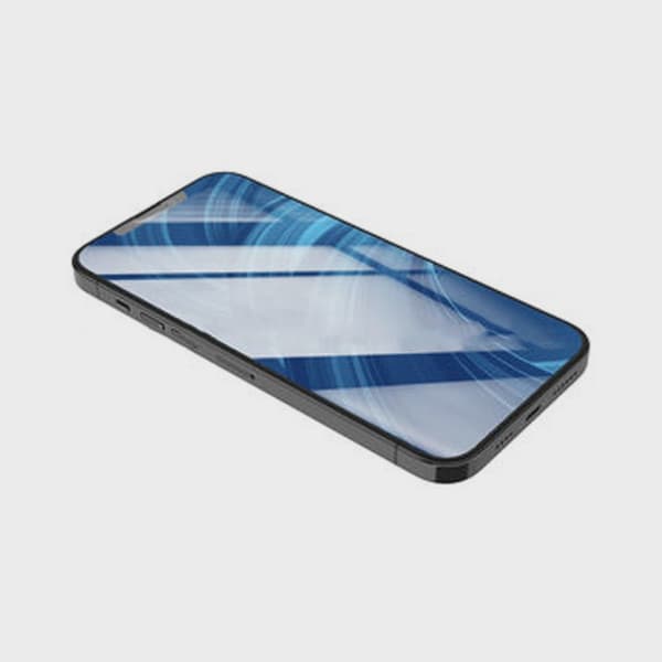 Skärmskydd Härdat Glas iPhone 13 Mini - Svart (miljö)