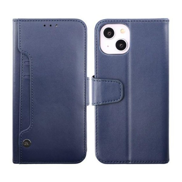iPhone 15 Plånboksfodral Extra Kortfack Rvelon - Blå