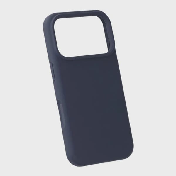 Mjukt Silikonskal för iPhone 17 Pro - Mörkblå
