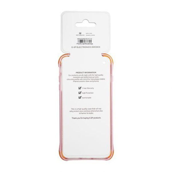 Fitted Case For iPhone 7 Plus/8 Plus Pink and Orange
