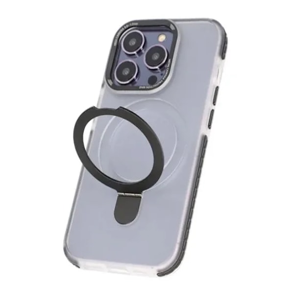 iPhone 14 Pro Max Mobilskal med Magsafe och Stativ - Svart