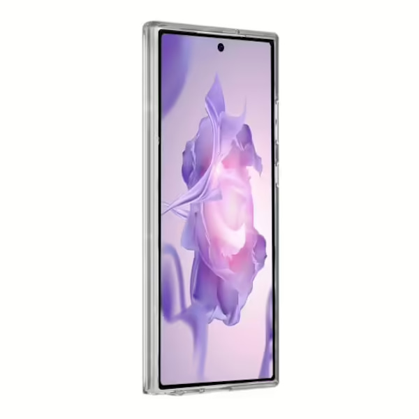 Samsung Galaxy S24 Ultra Mobilskal Magnet - Blommor Turkos