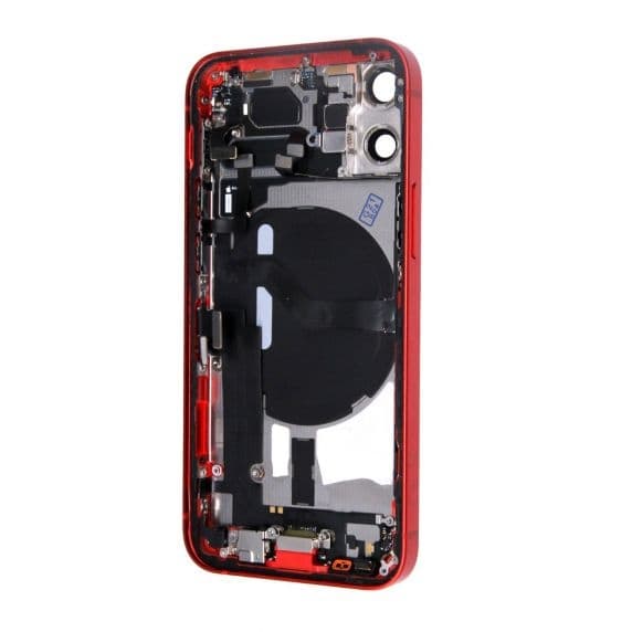 iPhone 12 Mini Baksida/Komplett Ram - Röd