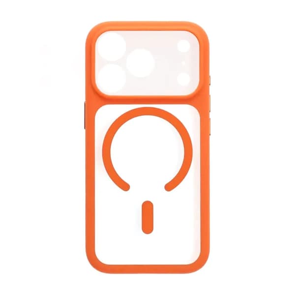 Skal för iPhone 17 Pro Max - MagSafe & Kameraskydd - Orange
