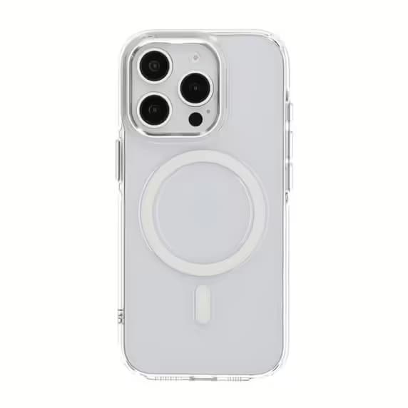 iPhone 15 Pro Max Mobilskal TPU Magnet Rvelon - Transparent