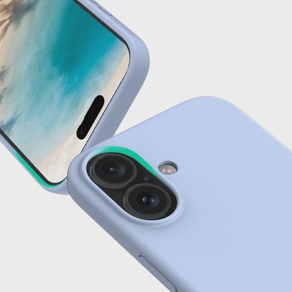 Rvelon Mobilskal Silikon MagSafe för iPhone 17 - Ljusblå