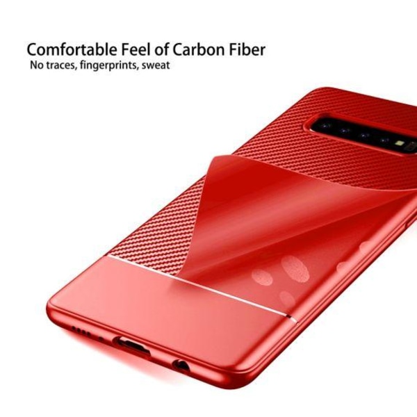 Fitted Case For Samsung S10 Plus Red