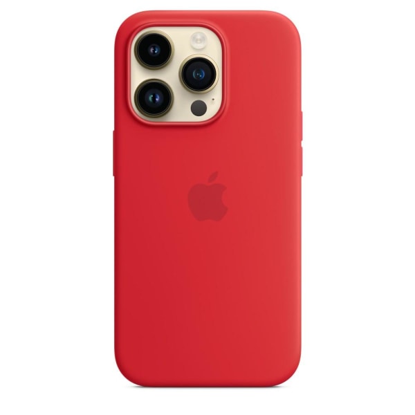 APPLE Silikonskal med Magsafe till iPhone 14 Pro - Röd