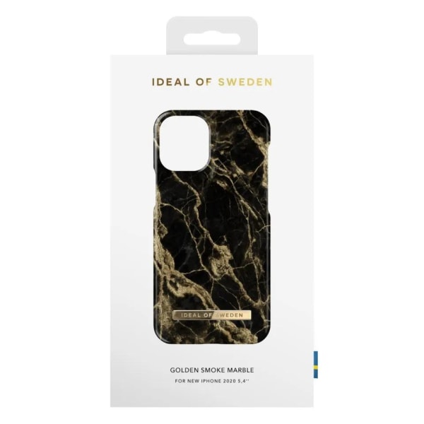 IDEAL OF SWEDEN Mobilskal för iPhone 12 Mini Golden Smoke Marble