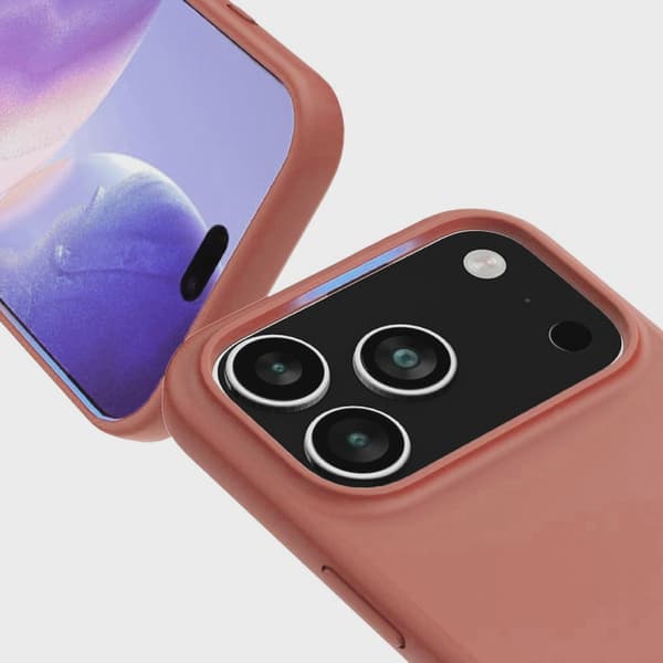 Rvelon Silikonskal MagSafe för iPhone 17 Pro - Mocka Rosa