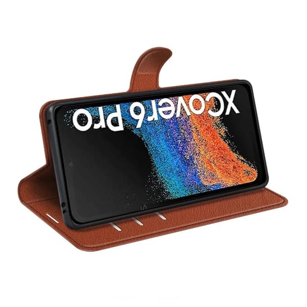 Samsung Galaxy Xcover 6 Pro Plånboksfodral med Stativ