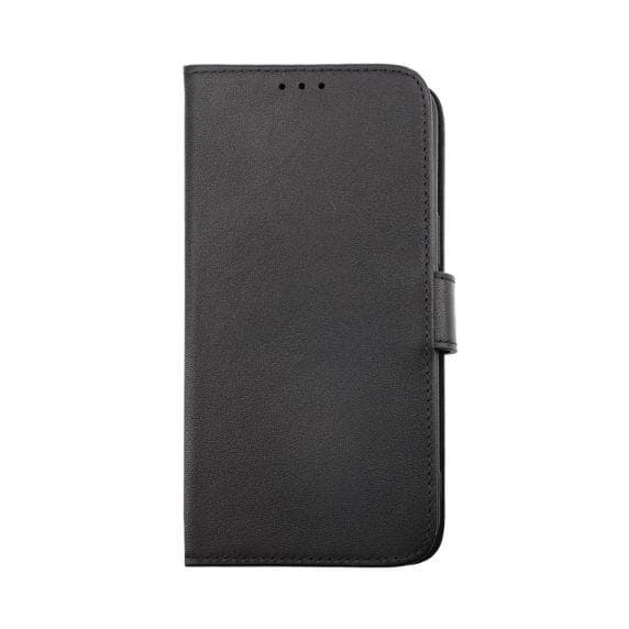 iPhone 15 Plus Plånboksfodral Läder Rvelon - Svart