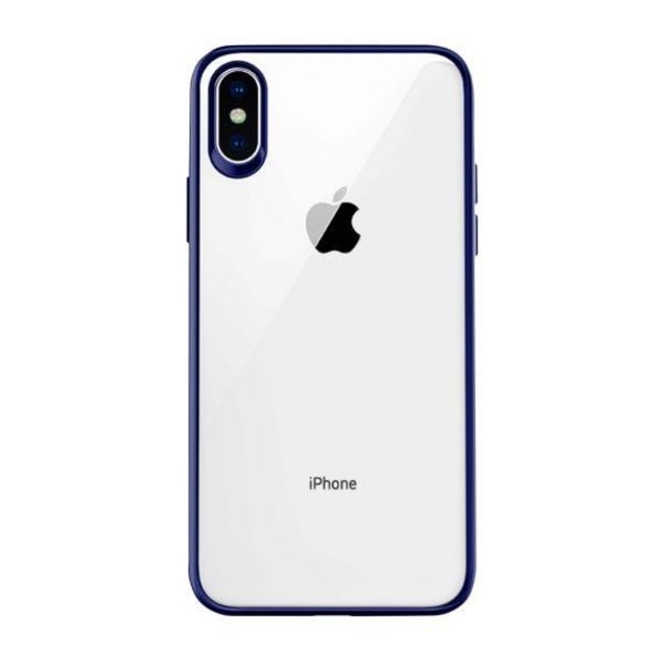iPhone XS Max Transparent Shockproof With TPU Edge Case Blue
