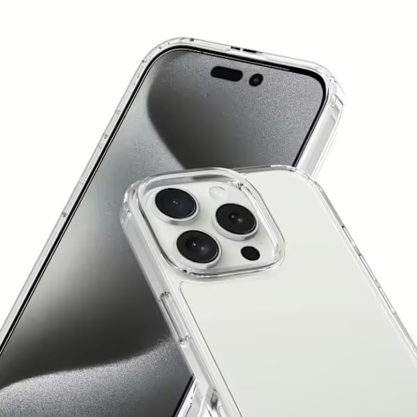 iPhone 16 Pro Max Mobilskal Stöttåligt Rvelon - Transparent