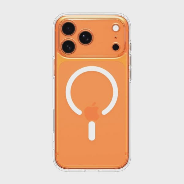 Transparent MagSafe-skal med Kameraskydd - iPhone 17 Pro