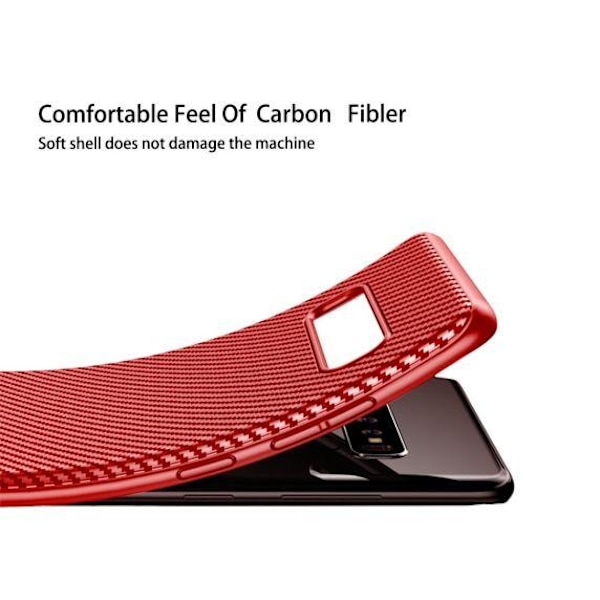 Fitted Case For Samsung S10e Red