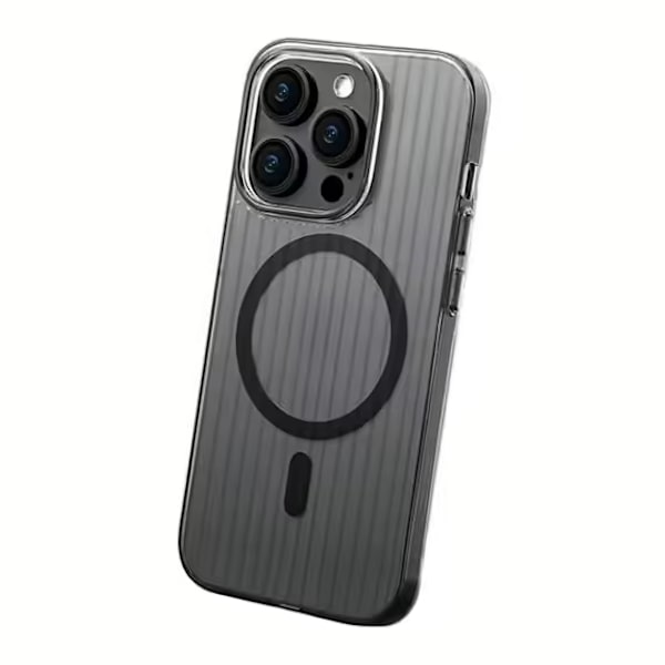 iPhone 13 Pro Max Mobilskal Korrugerad - Svart