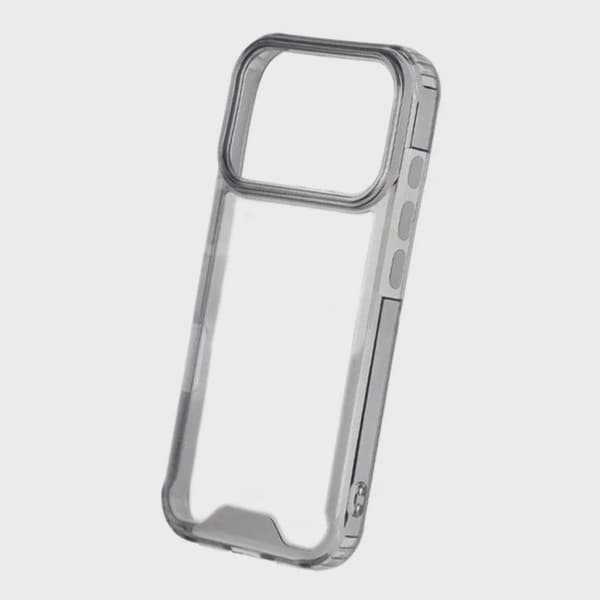 Stöttåligt Mobilskal till iPhone 17 Pro - Transparent Svart