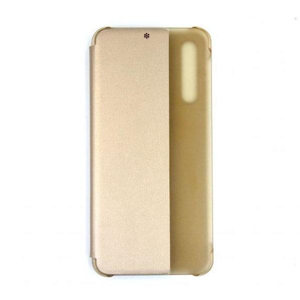 Folio Leather Case For Huawei P20 Gold