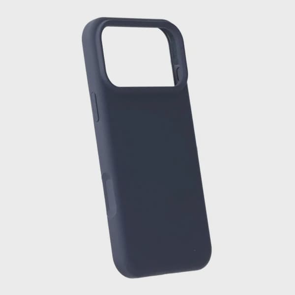 Mjukt Silikonskal för iPhone 17 Pro Max - Mörkblå