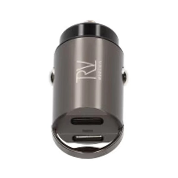 Rvelon 35W Dubbel USB C PD3.0 Billaddare