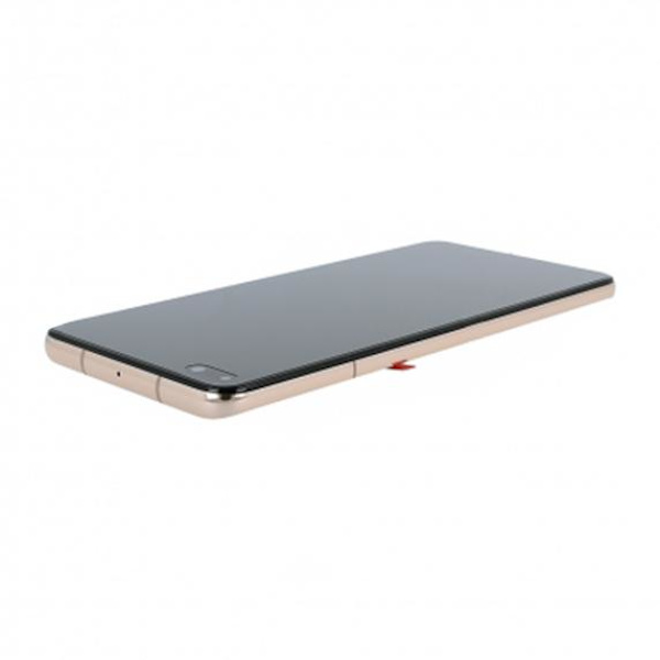 Huawei P40 Skärm/Display med Batteri Original - Guld