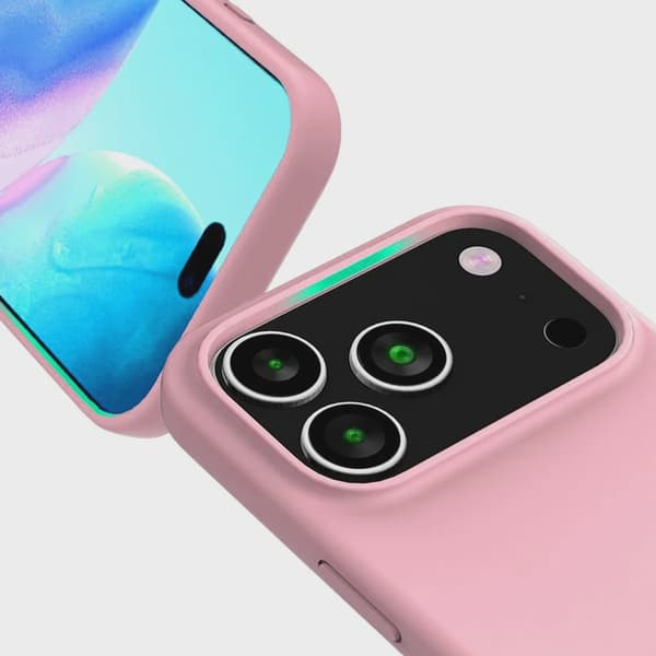 Rvelon Mobilskal Silikon MagSafe för iPhone 17 Pro - Rosa