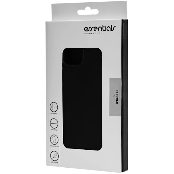 iPhone 13 silicone back cover, Black