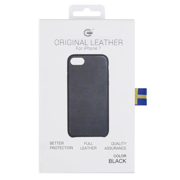 Fitted Leather Case For iPhone 7/8 Black