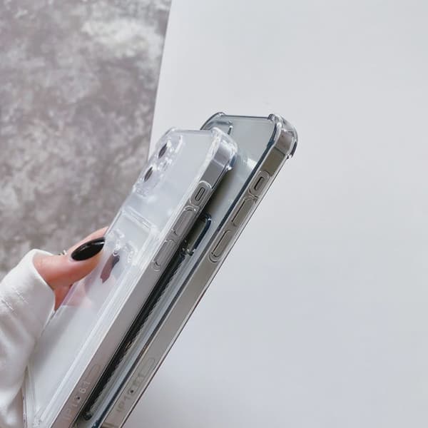Transparent Mobilskal med Korthållare för iPhone 11