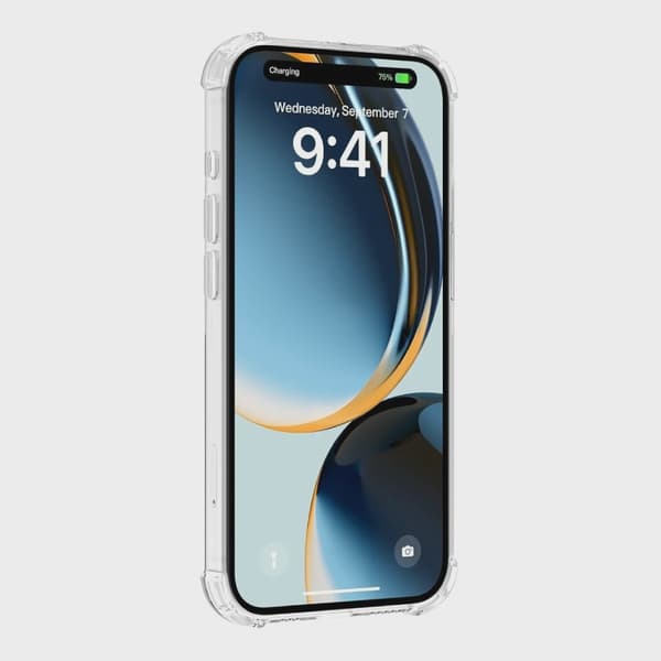 Transparent Mobilskal med Korthållare för iPhone 17