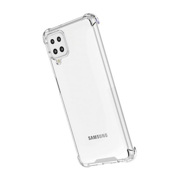 Stöttåligt Skal Samsung A12 - Transparent