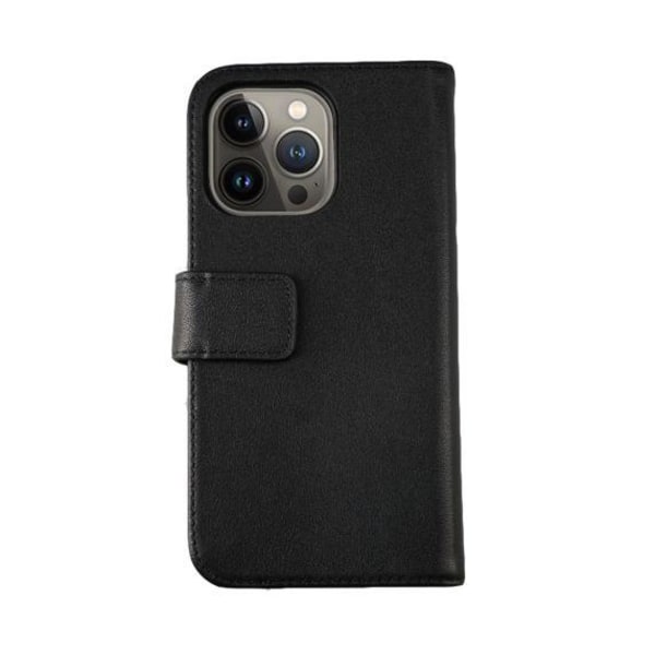RV Plånboksfodral Genuint Läder - iPhone 13 Pro - Svart