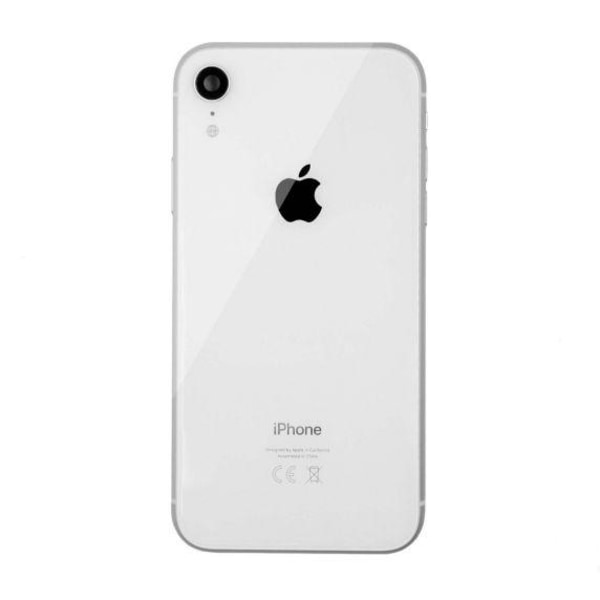 iPhone XR Baksida med Komplett Ram - Vit