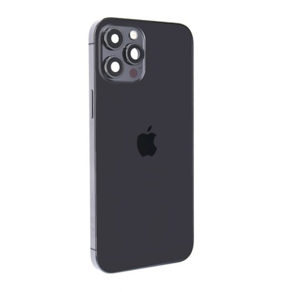 iPhone 12 Pro Max Baksida med Komplett Ram - Grafit