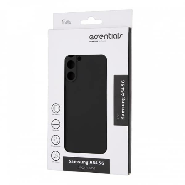 Samsung Galaxy A54 5G silicone back cover, black