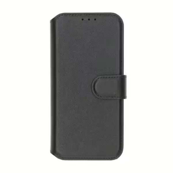 iPhone 16 Pro Max Plånboksfodral Äkta Läder Rvelon - Svart