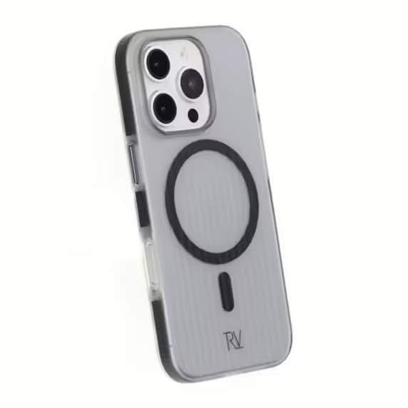 iPhone 16 Pro Max Mobilskal Korrugerad Magsafe Rvelon - Svart