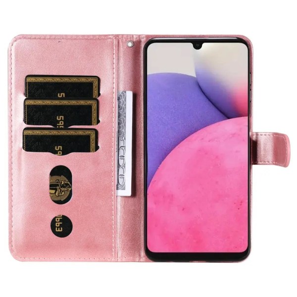 Samsung Galaxy A33 5G premium plånboksfodral - Rosé