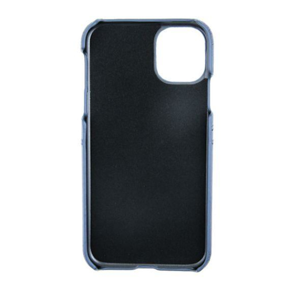 iPhone 11 PU Leather Kickstand Card Pocket Case Blue