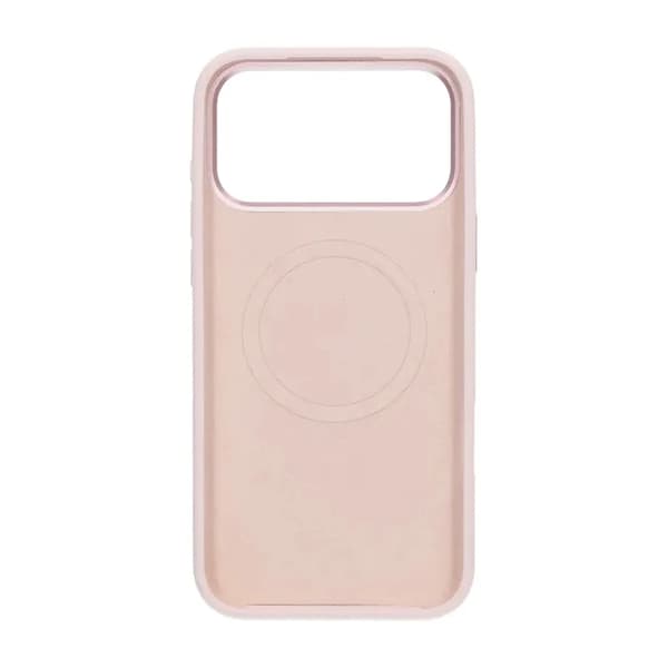 Metal Eagle Eye Liquid Magnetic Silicone Case iPhone 17 Pro Pink