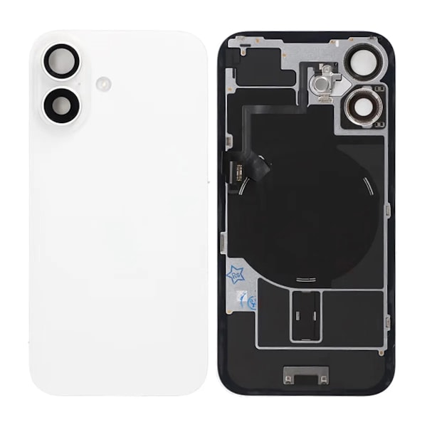 iPhone 16 Bakre Glas Original Vit