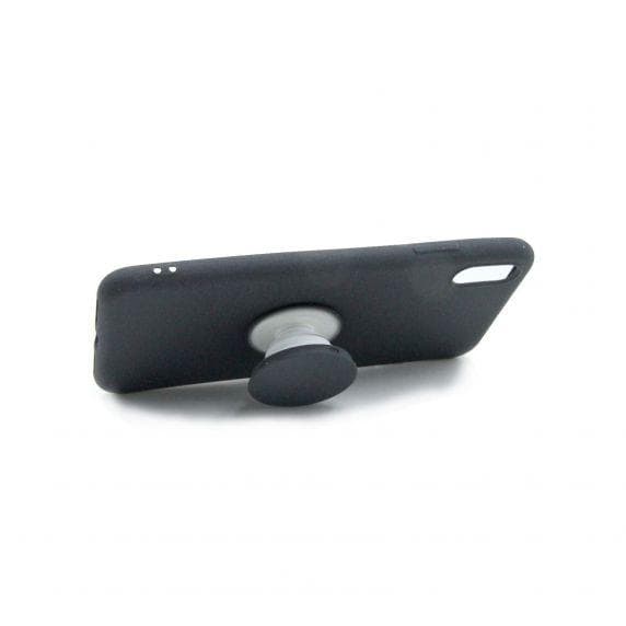 Fitted Case TPU With Kickstand For iPhone XS Max Black
