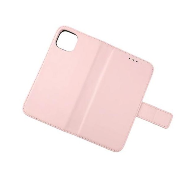 RV Plånboksfodral Genuint Läder - iPhone 12 Mini - Rosa