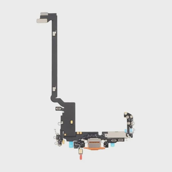 Laddkontakt med Flexkabel för iPhone 17 Pro Max - Orange